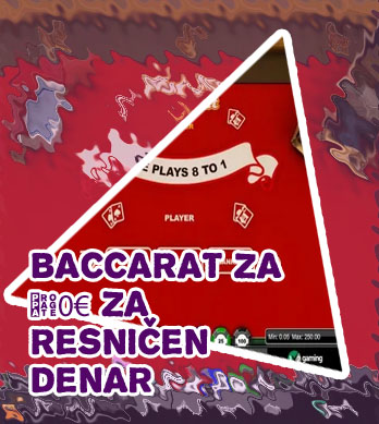 Baccarat z nizkim depozitom bonusi