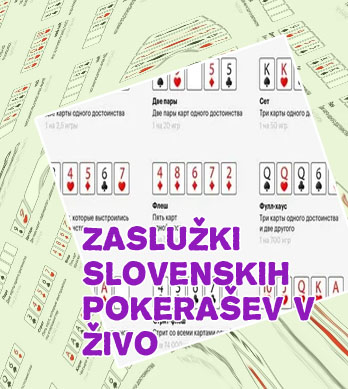 Poker turnirji v sloveniji